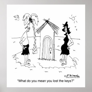 Lost Keys on Desert Island Poster