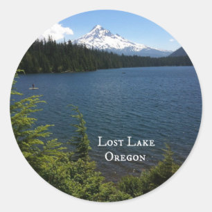 Lost Lake, Oregon Classic Round Sticker
