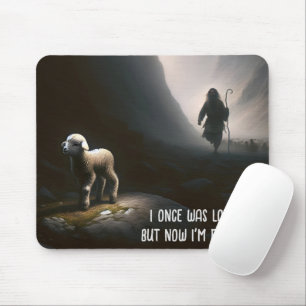 Lost Lamb With Shepherd Mouse Mat