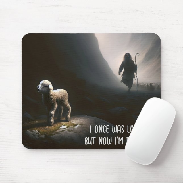 Lost Lamb With Shepherd Mouse Mat (With Mouse)