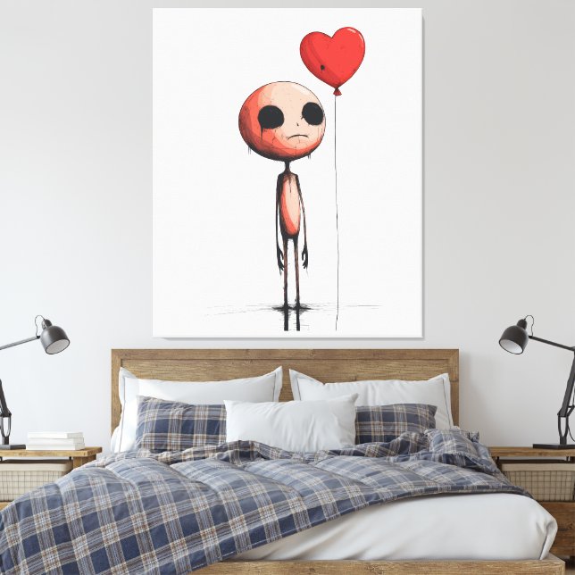 Lost Love - Dark Surreal Art Print (Insitu(Bedroom))