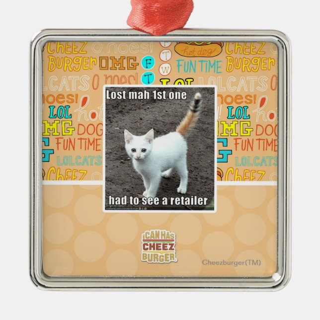 Lost Mah 1st One Metal Tree Decoration (Front)