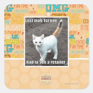 Lost Mah 1st One Square Sticker