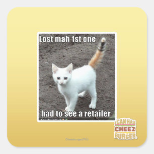 Lost Mah 1st One Square Sticker