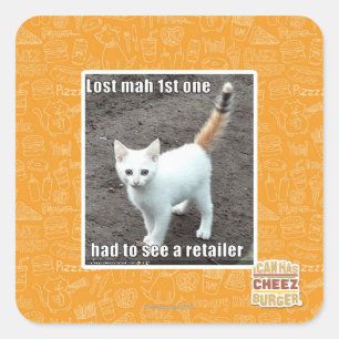 Lost Mah 1st One Square Sticker