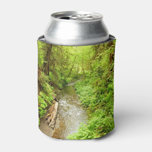 Lost Man Creek II at Redwood National Park Can Cooler (Can Front)