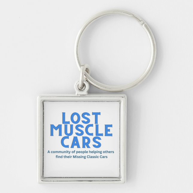 Lost Muscle Cars Key Ring (Front)