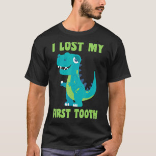 Lost My First Tooth Rex Tooth Fairy Boys Tyrannosa T-Shirt