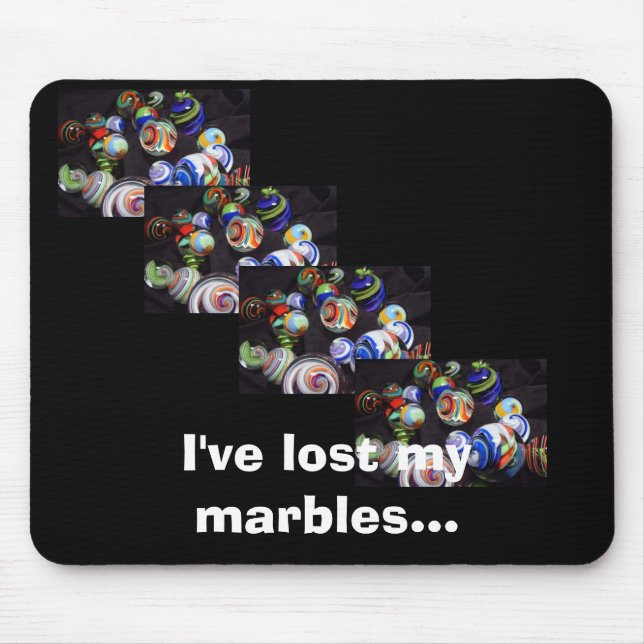 lost my marbles mousepad (Front)