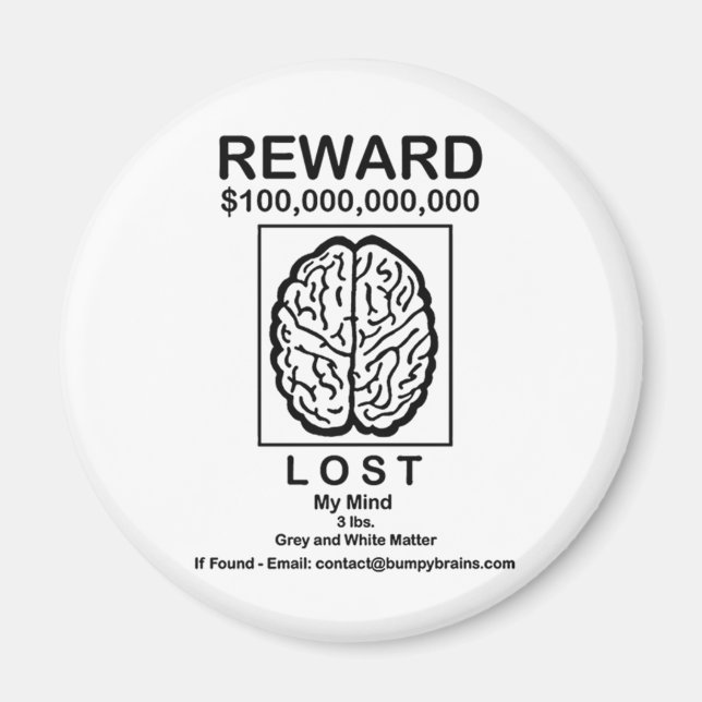 Lost My Mind Magnet (Front)