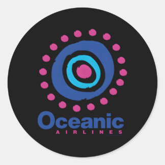 Lost Oceanic Airlines Classic Round Sticker