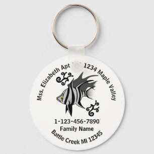 Lost Old Wife Family Home Address Key Ring