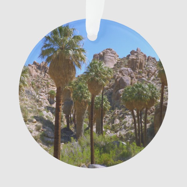 Lost Palms Oasis I at Joshua Tree National Park Ornament (Front)