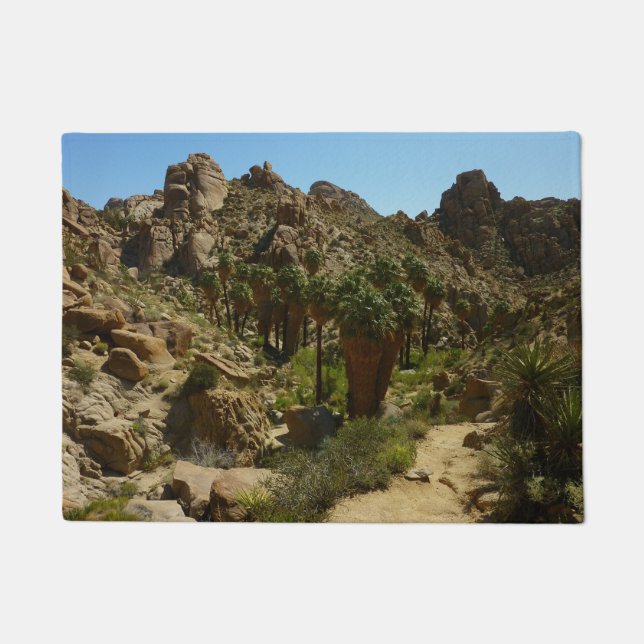 Lost Palms Oasis II at Joshua Tree National Park Doormat (Front)