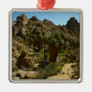 Lost Palms Oasis II at Joshua Tree National Park Metal Tree Decoration