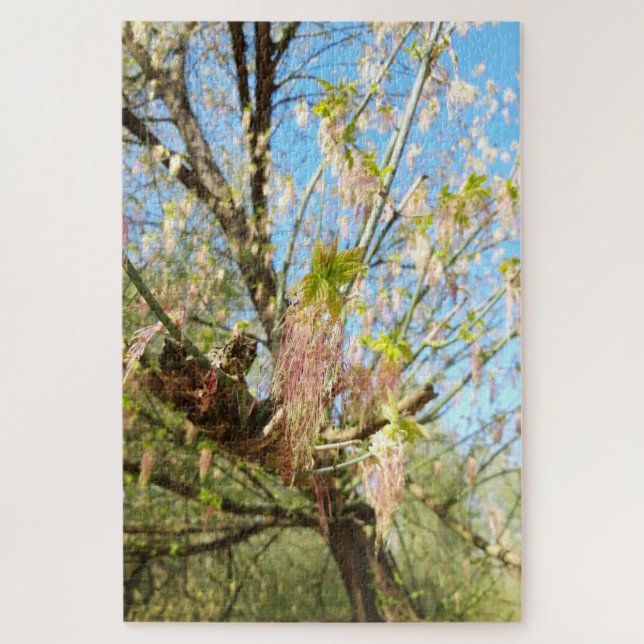 Lost Places , Meadowlands nature, Spring awakening Jigsaw Puzzle (Vertical)