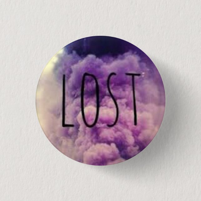 Lost Purple Cloud Button (Front)