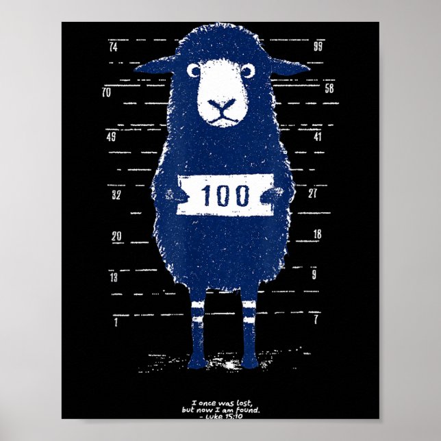 Lost Sheep I Once Was Lost But Now I Am Found Luke Poster (Front)
