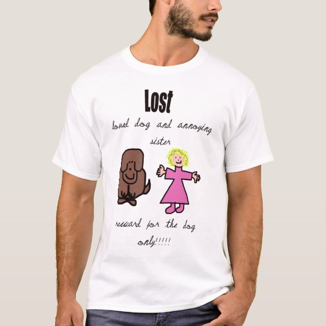 Lost Sister and dog T-Shirt (Front)