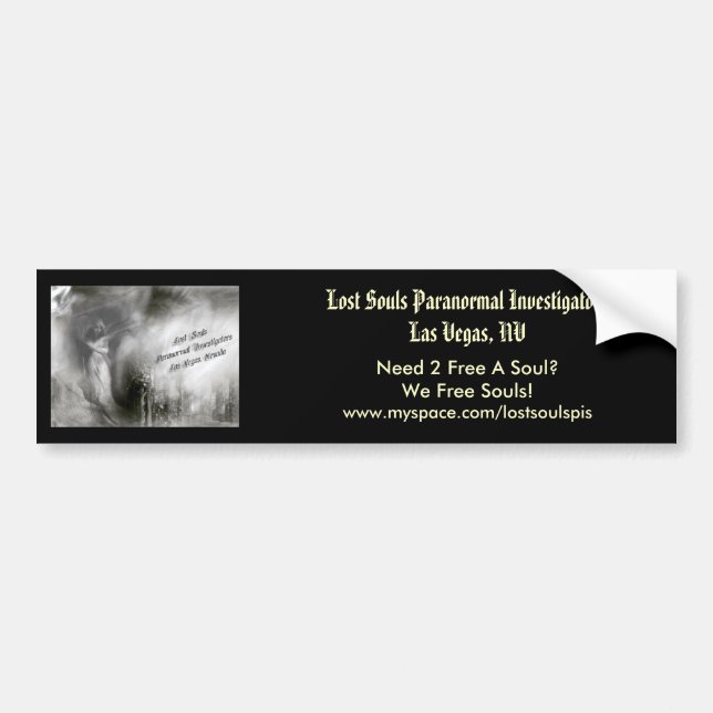 Lost Souls Bumper Sticker (Angel Logo) (Front)