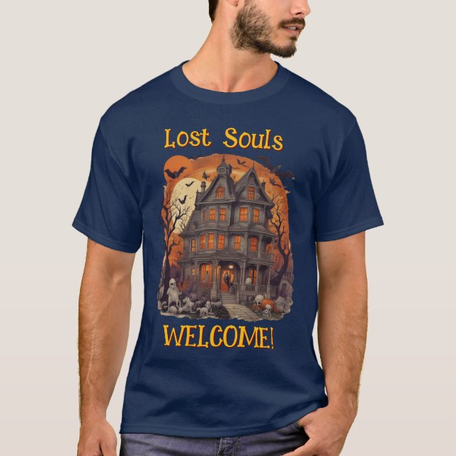 "Lost Souls Welcome"- T-Shirt (Front)