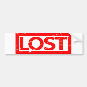 Lost Stamp Bumper Sticker