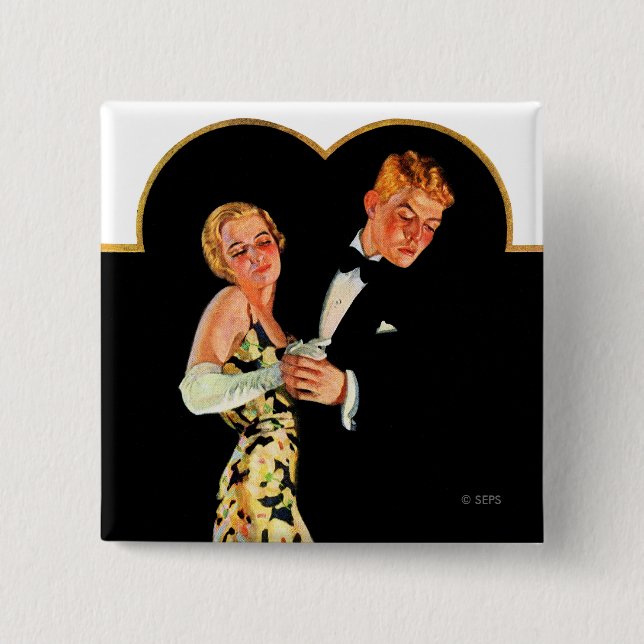 Lost Suspender 15 Cm Square Badge (Front)