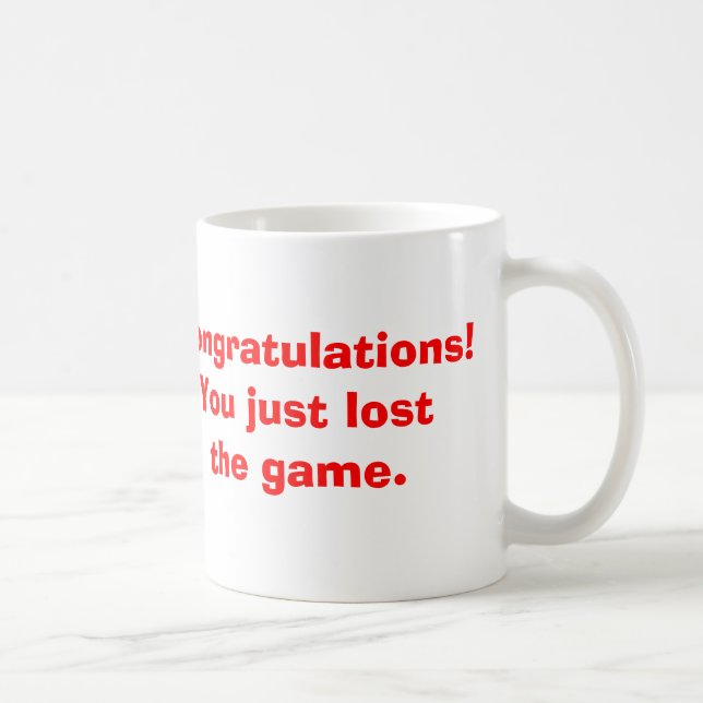 Lost the Game Coffee Mug (Right)