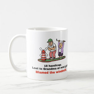 Lost to Grandma at Mini Golf: Funny Golf Mug