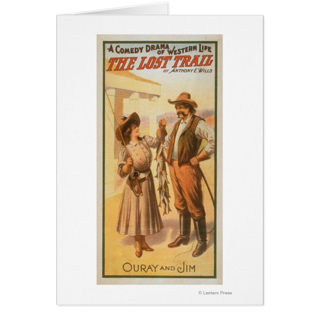 Lost Trail Comedy - Woman Fishing Western (Front)