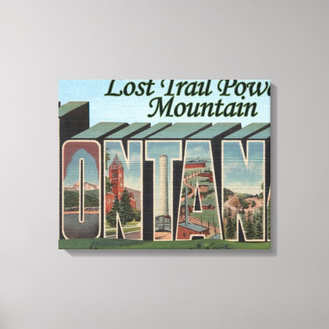 Lost Trail Powder, Montana Canvas Print (Front)