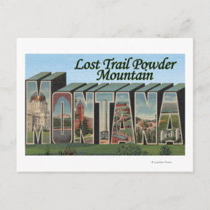 Lost Trail Powder, Montana Postcard