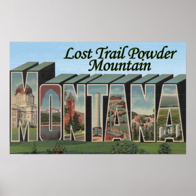 Lost Trail Powder, Montana Poster (Front)