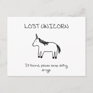 Lost Unicorn Postcard