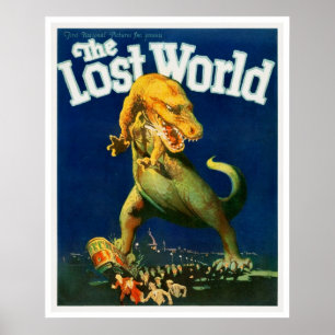 Lost World Dinosaur Poster