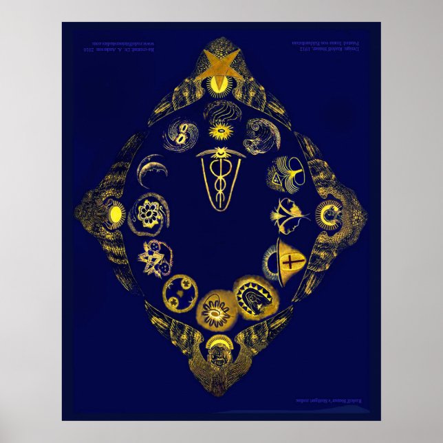Lost Zodiac of Rudof Steiner (Large 30x 24 inches) Poster (Front)