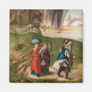 Lot and His Daughters by Albrecht Durer Magnet