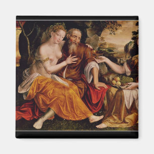 Lot and his Daughters, c.1565 Magnet