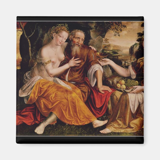 Lot and his Daughters, c.1565 Magnet (Front)