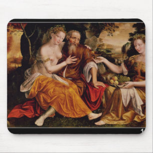 Lot and his Daughters, c.1565 Mouse Mat