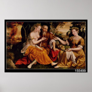 Lot and his Daughters, c.1565 Poster