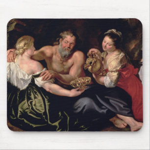Lot and his daughters mouse mat