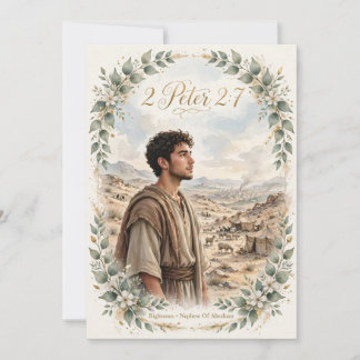 Lot Art Trading Card 5x7 - 2 Peter 2:7