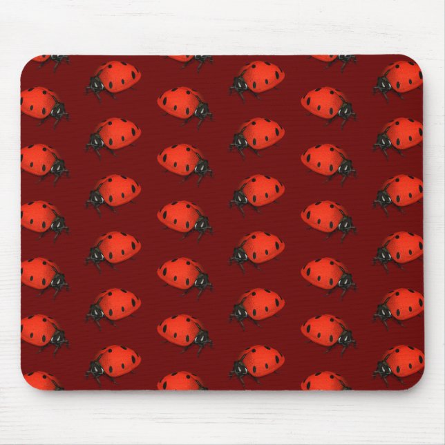 Lot Of Ladybugs Mouse Mat (Front)