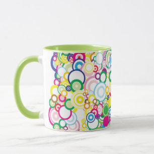 Lot of vivid circles mug