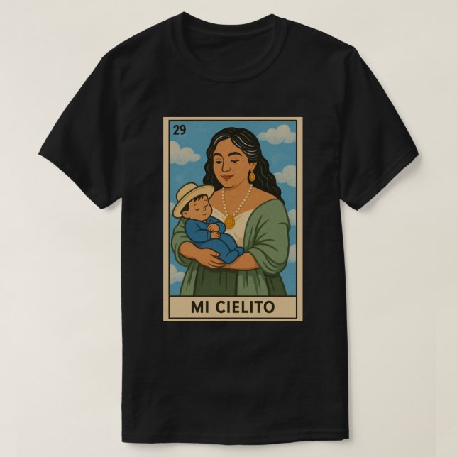 Loteria Card Abuelita - Cielito Lindo T-Shirt (Design Front)