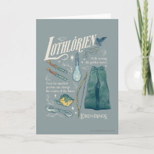 LOTHLORIEN™ Watercolor Collage Graphic Card