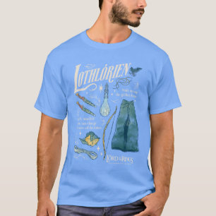 LOTHLORIEN™ Watercolor Collage Graphic T-Shirt