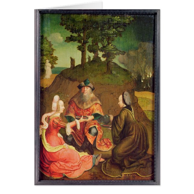 Lot's daughters make their Father drink Wine (Front)