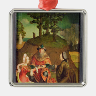 Lot's daughters make their Father drink Wine Metal Tree Decoration